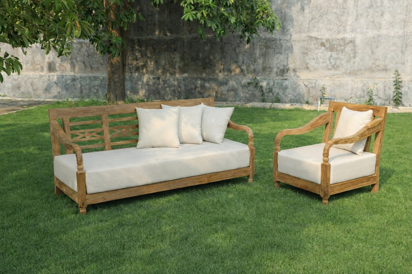 Teak Lounge Set Dolce Vita