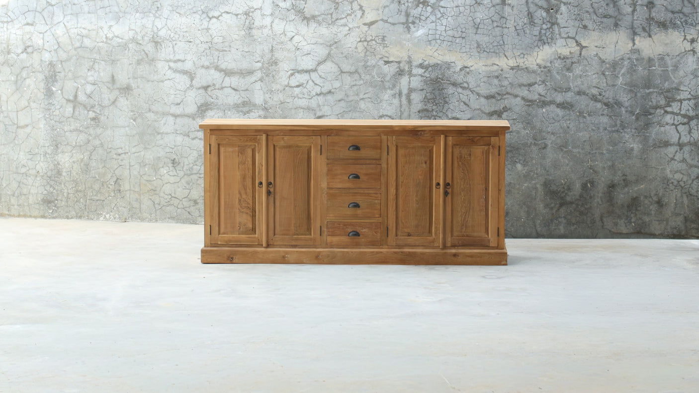 Teak sideboard Hamburg 200 cm