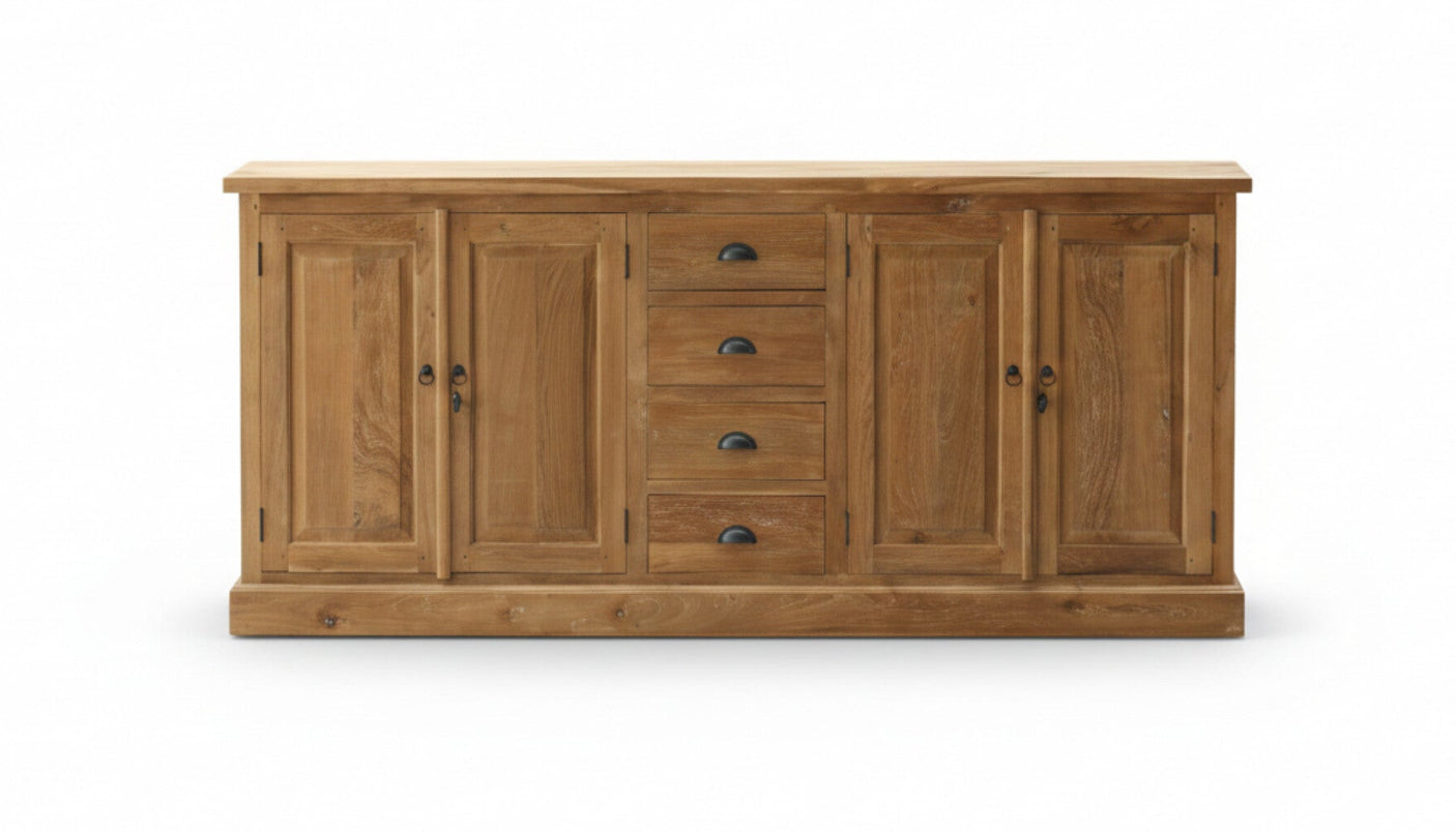 Teak sideboard Hamburg 200 cm