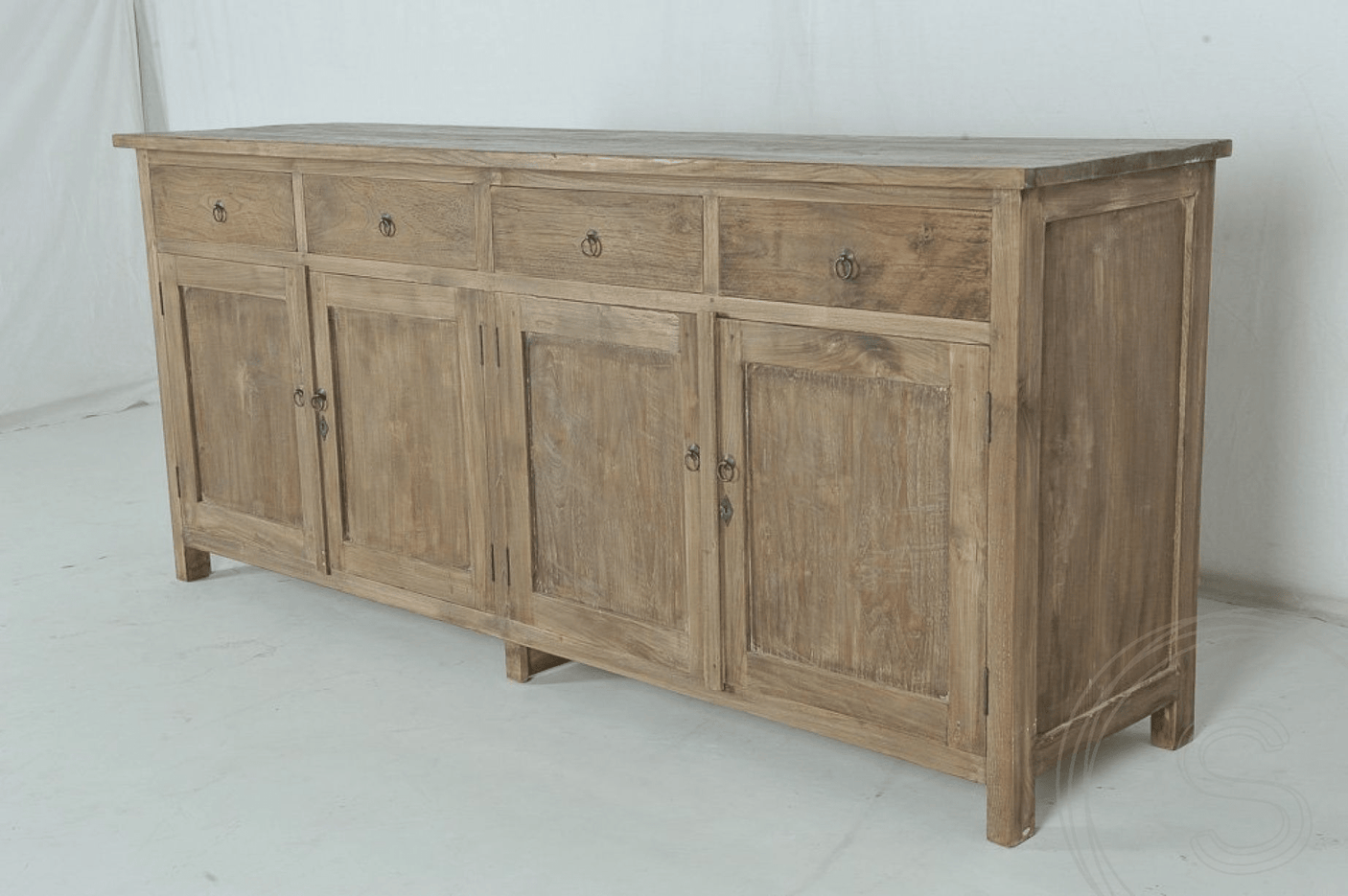 Teak sideboard 200cm rustic