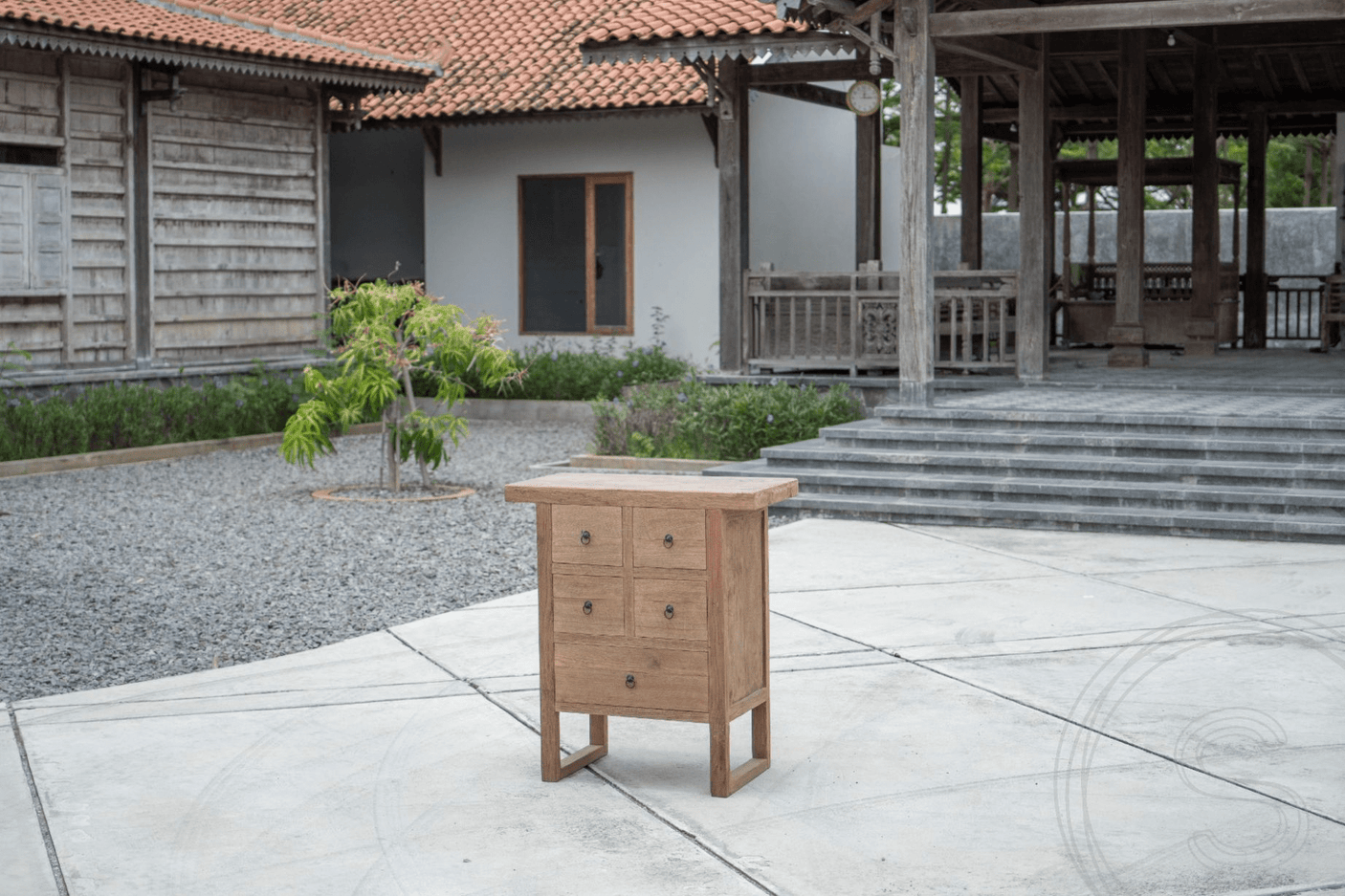 Teak Kommode Algarve 5 Drawer