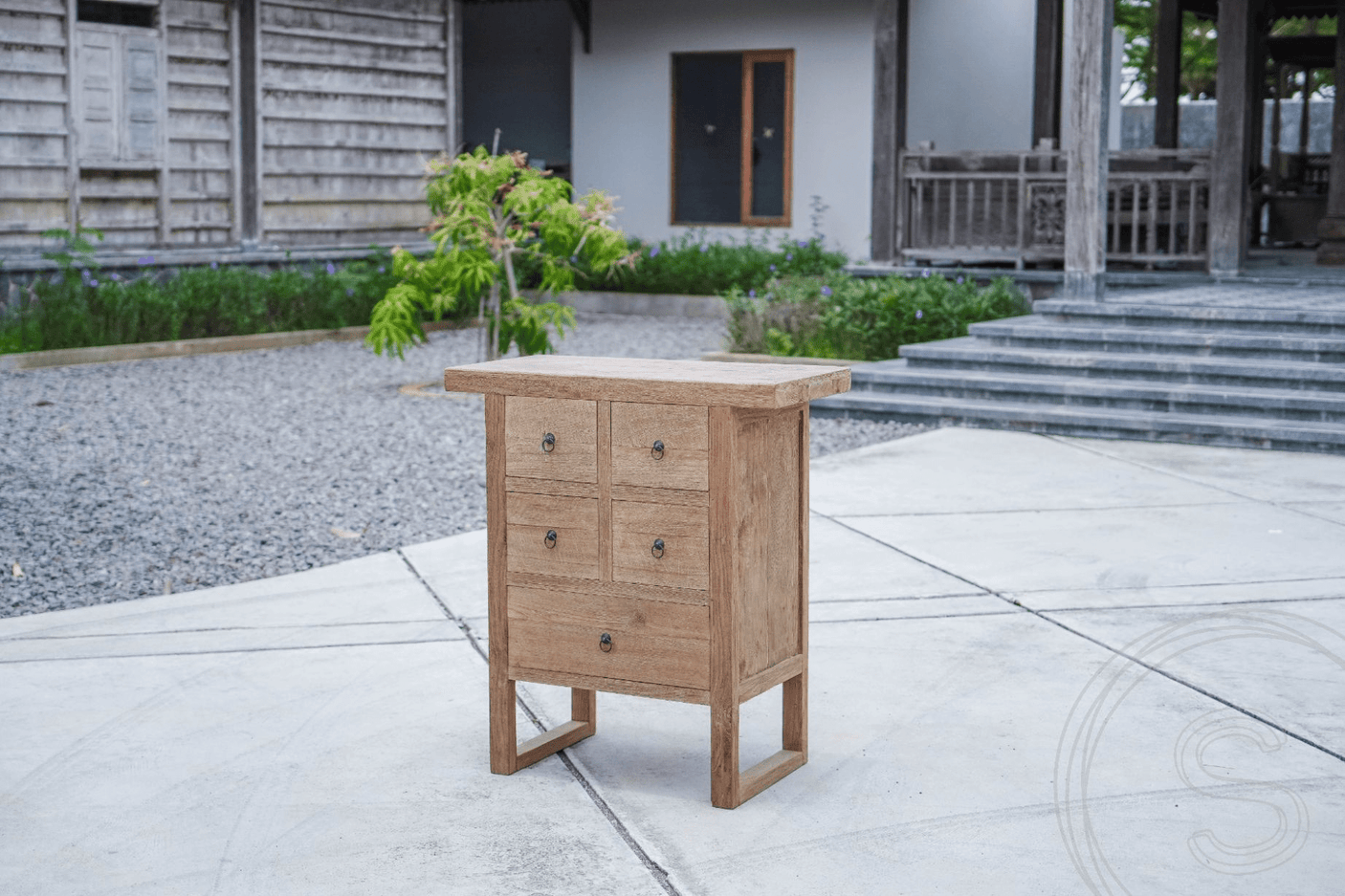 Teak Kommode Algarve 5 Drawer