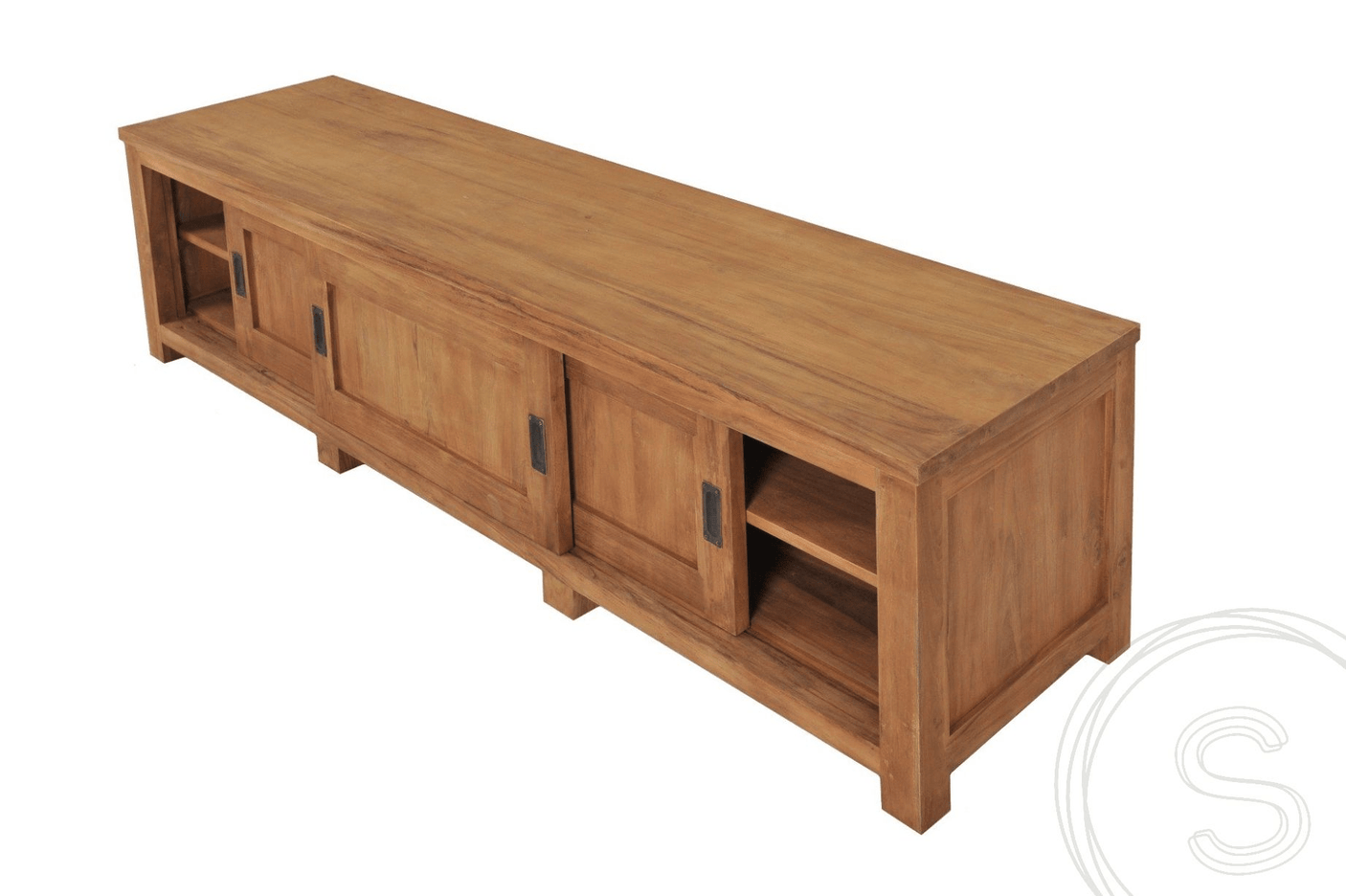 Teak tv-unit 200 x 50 x 50
