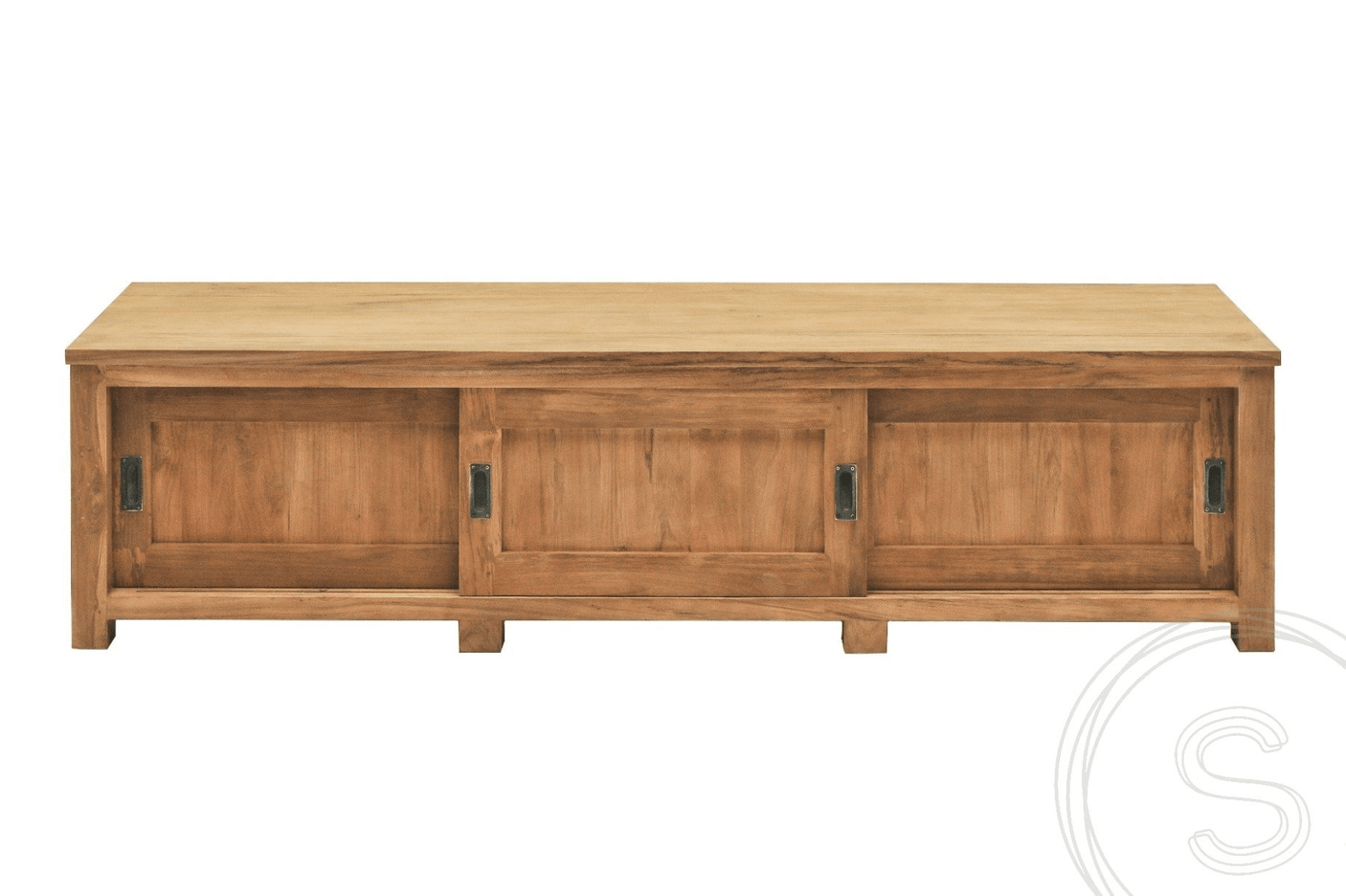Teak tv-unit 200 x 50 x 50