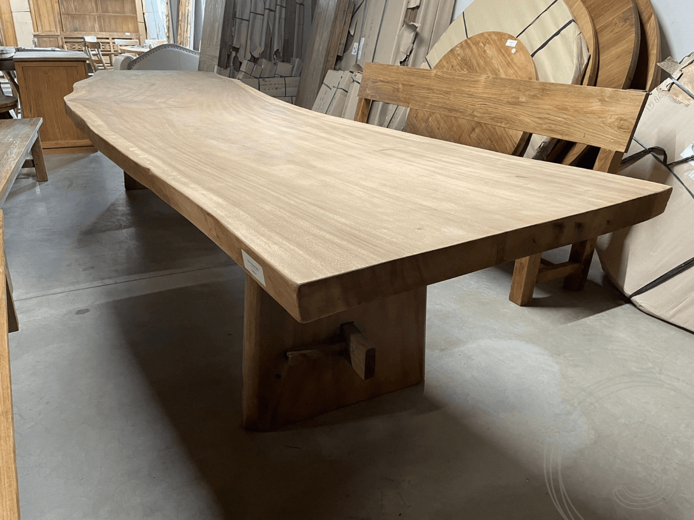 Live edge dining table suar 4 meter