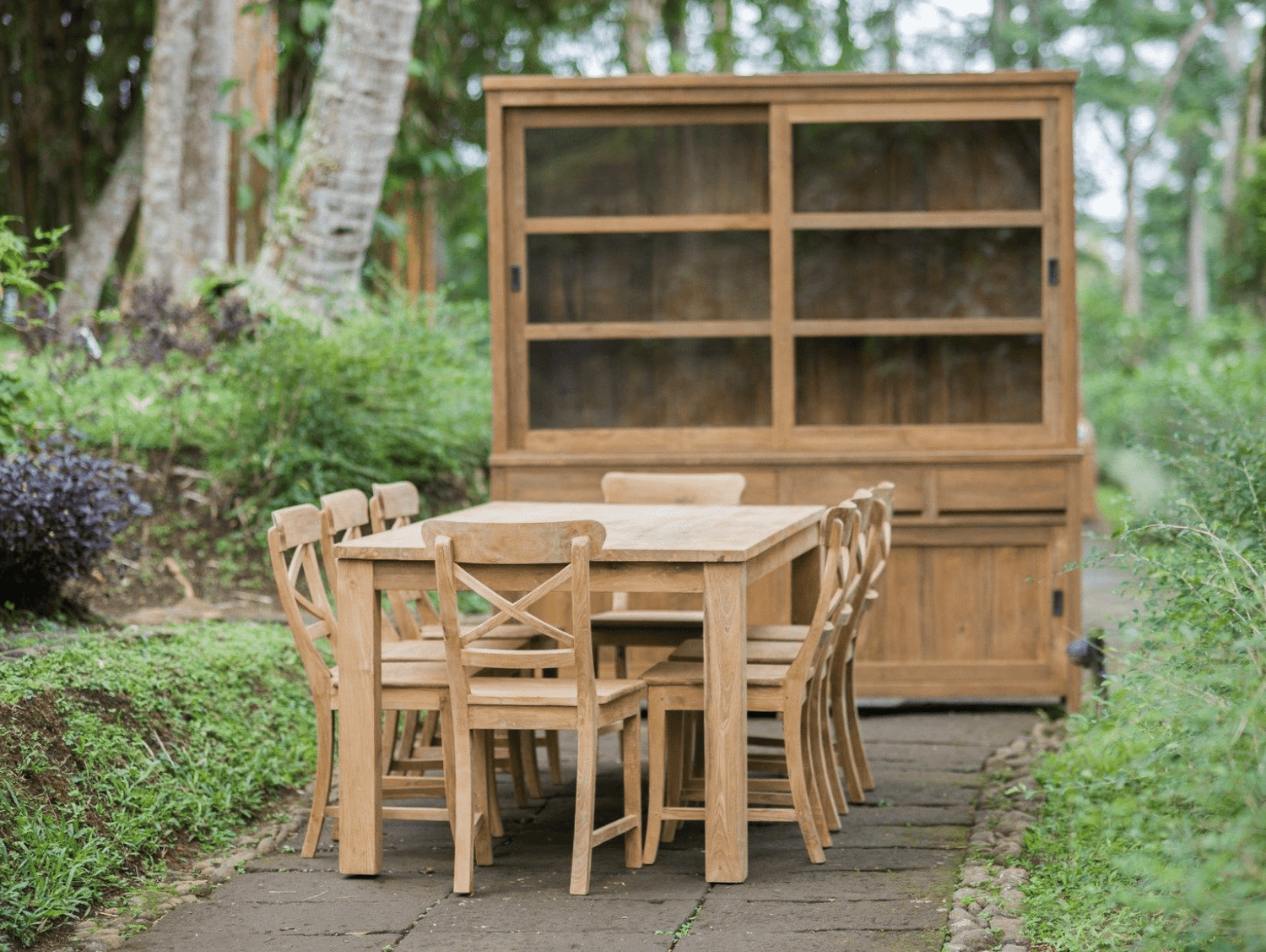 Teak buffetkast 200cm - Souren Meubels