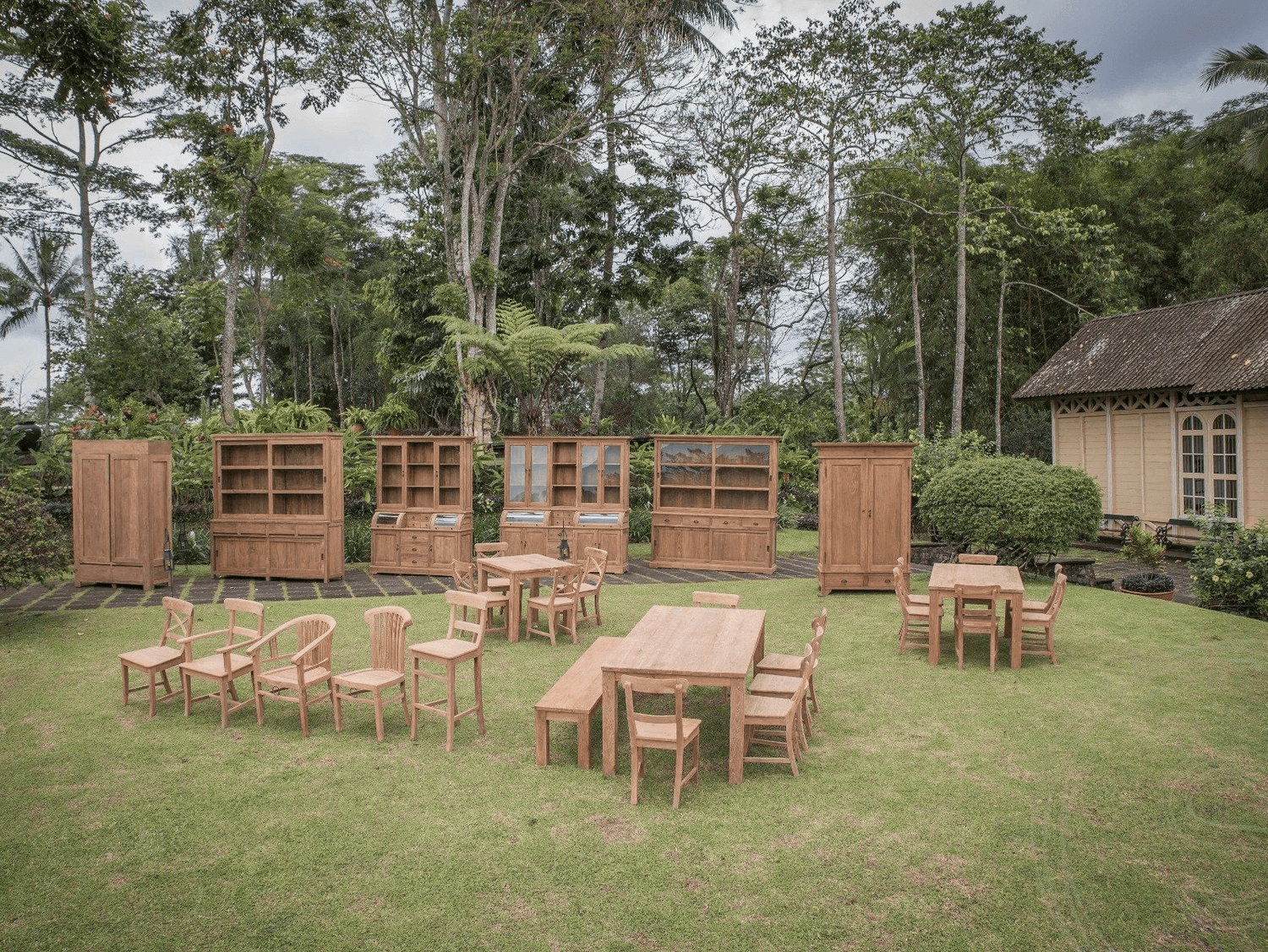 Teak buffetkast 200cm - Souren Meubels
