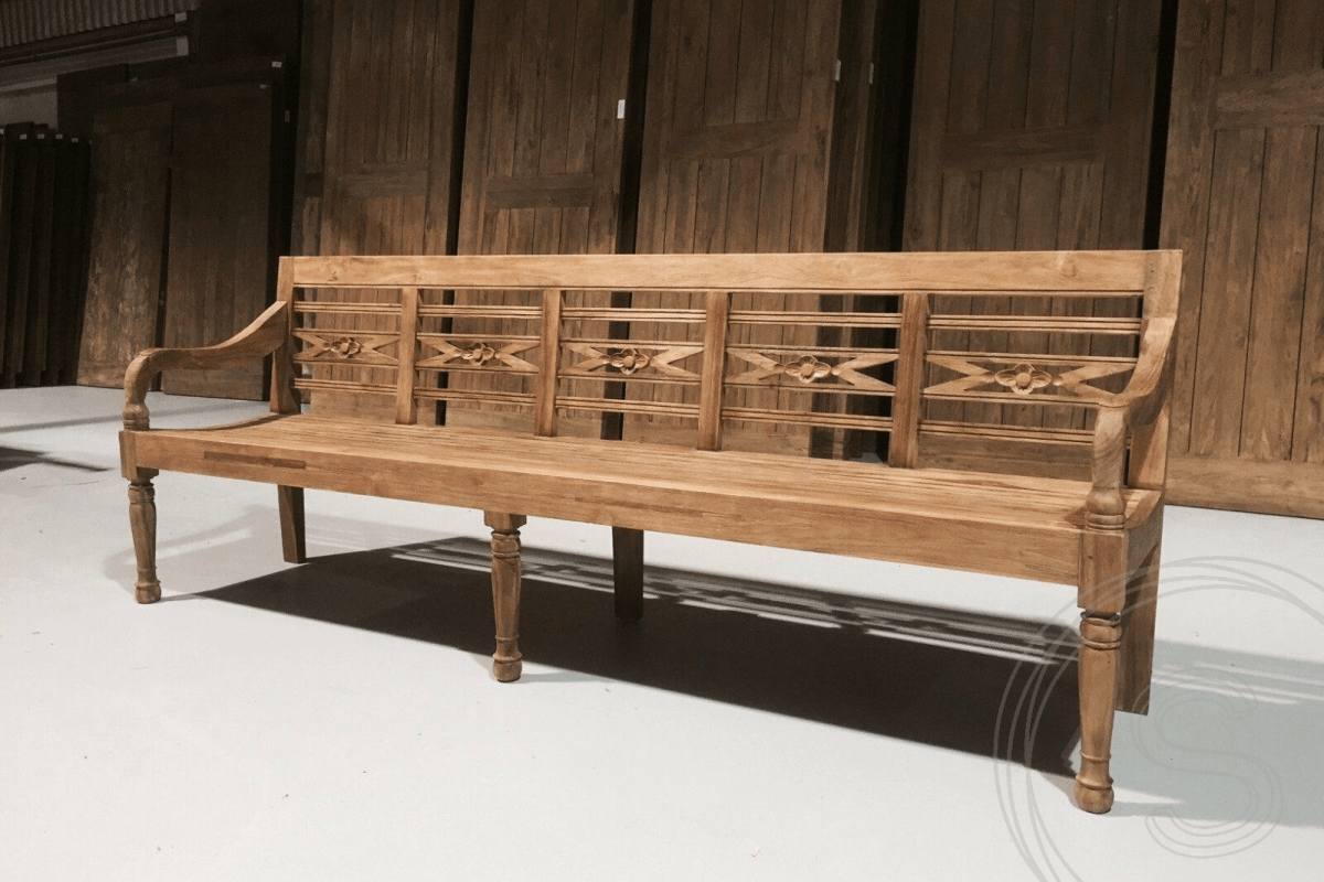 Teak gardenbench Java 240cm