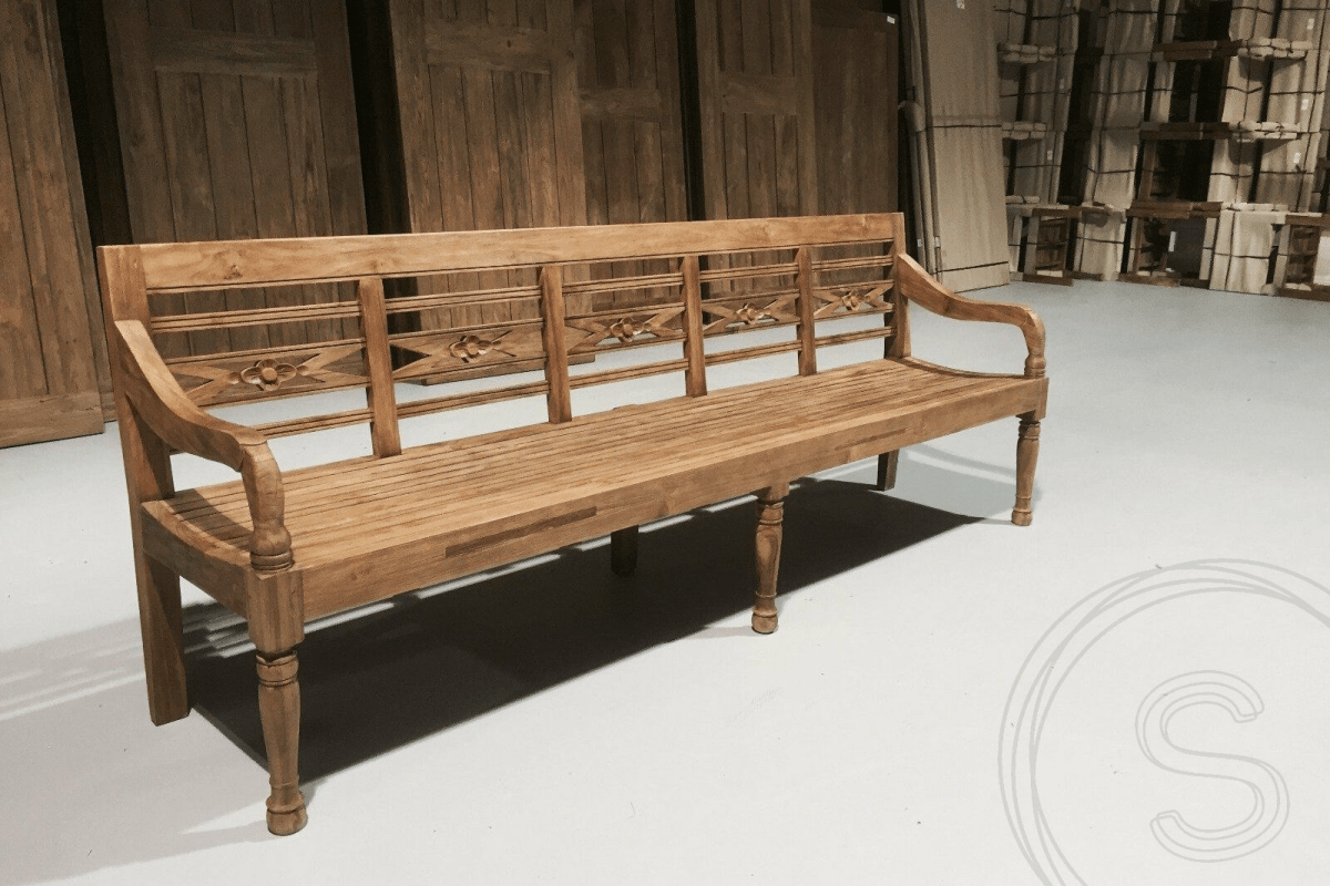 Teak gardenbench Java 240cm