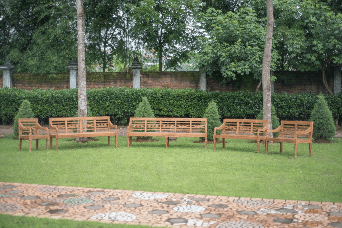 Teak gardenbench Java 240cm