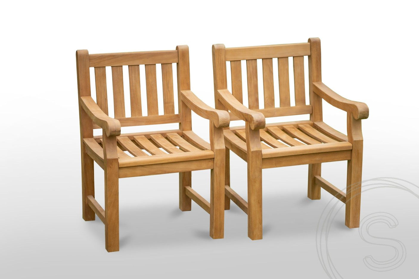 Teak garden chair elephant