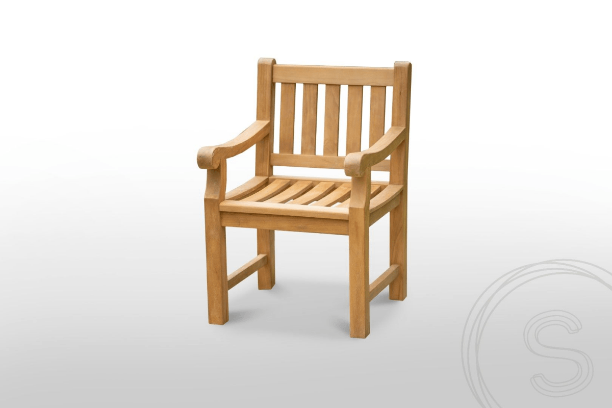 Teak garden table 300 x 100 + 10 garden chairs elephant