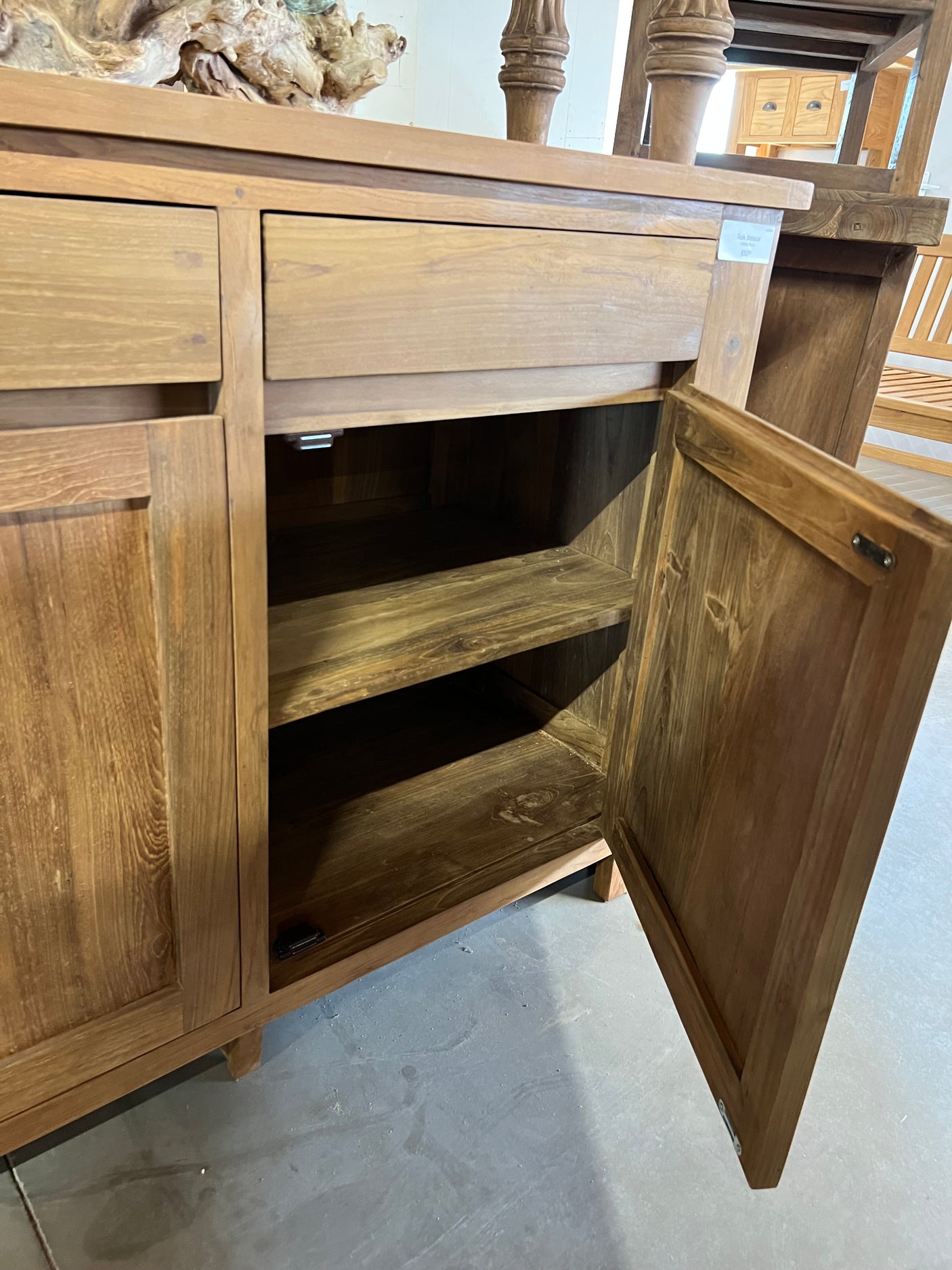 Teak sideboard - 130x50x90cm