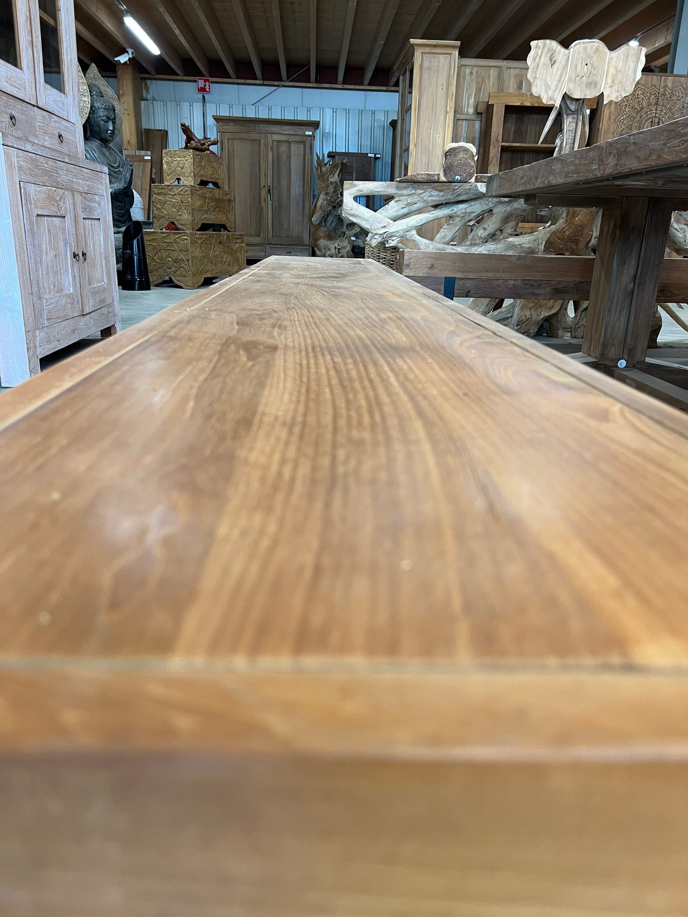 Teak bench - 280x40x45cm