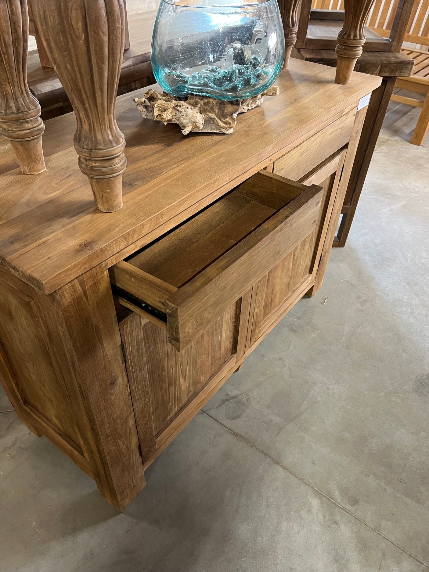 Teak sideboard - 130x50x90cm