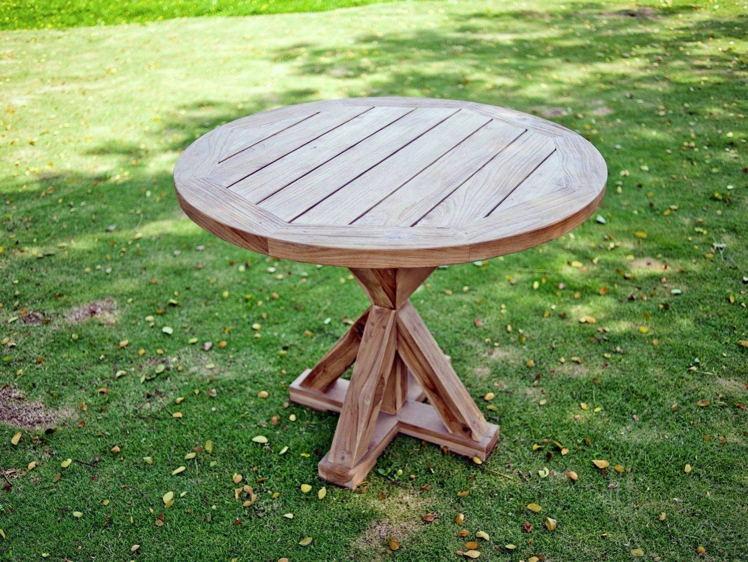 Round garden table 100cm Cross