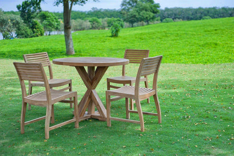 Round garden table 100cm Cross