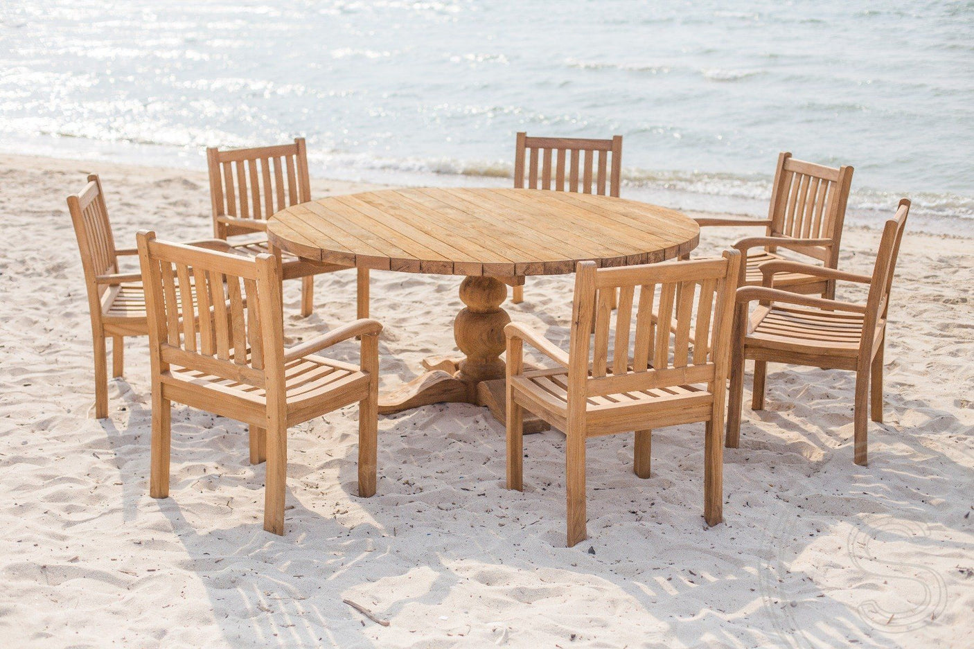 Round garden table 180cm Classic