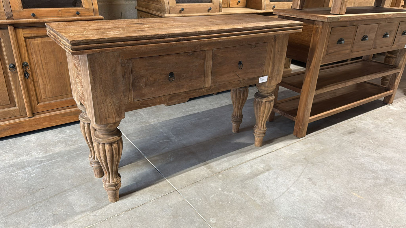 Teak Side Table Reclaimed