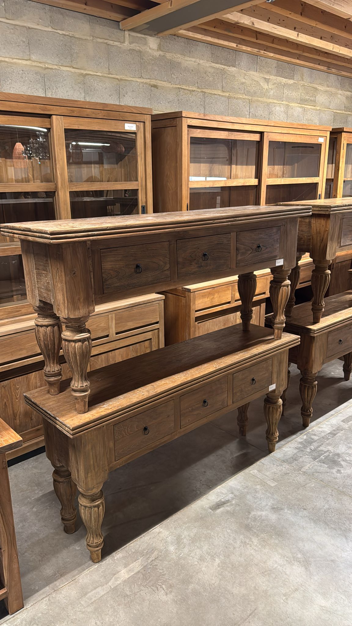 Teak Side Table Reclaimed