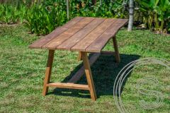 Teak tuintafel Java 220 x 100 - Souren Meubels