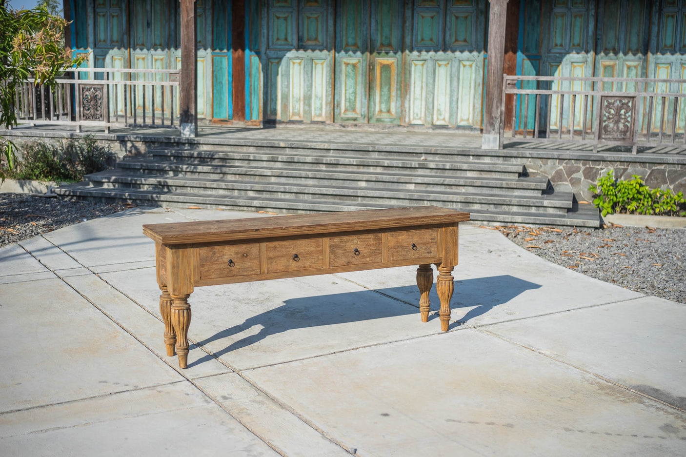 Teak Side Table Reclaimed