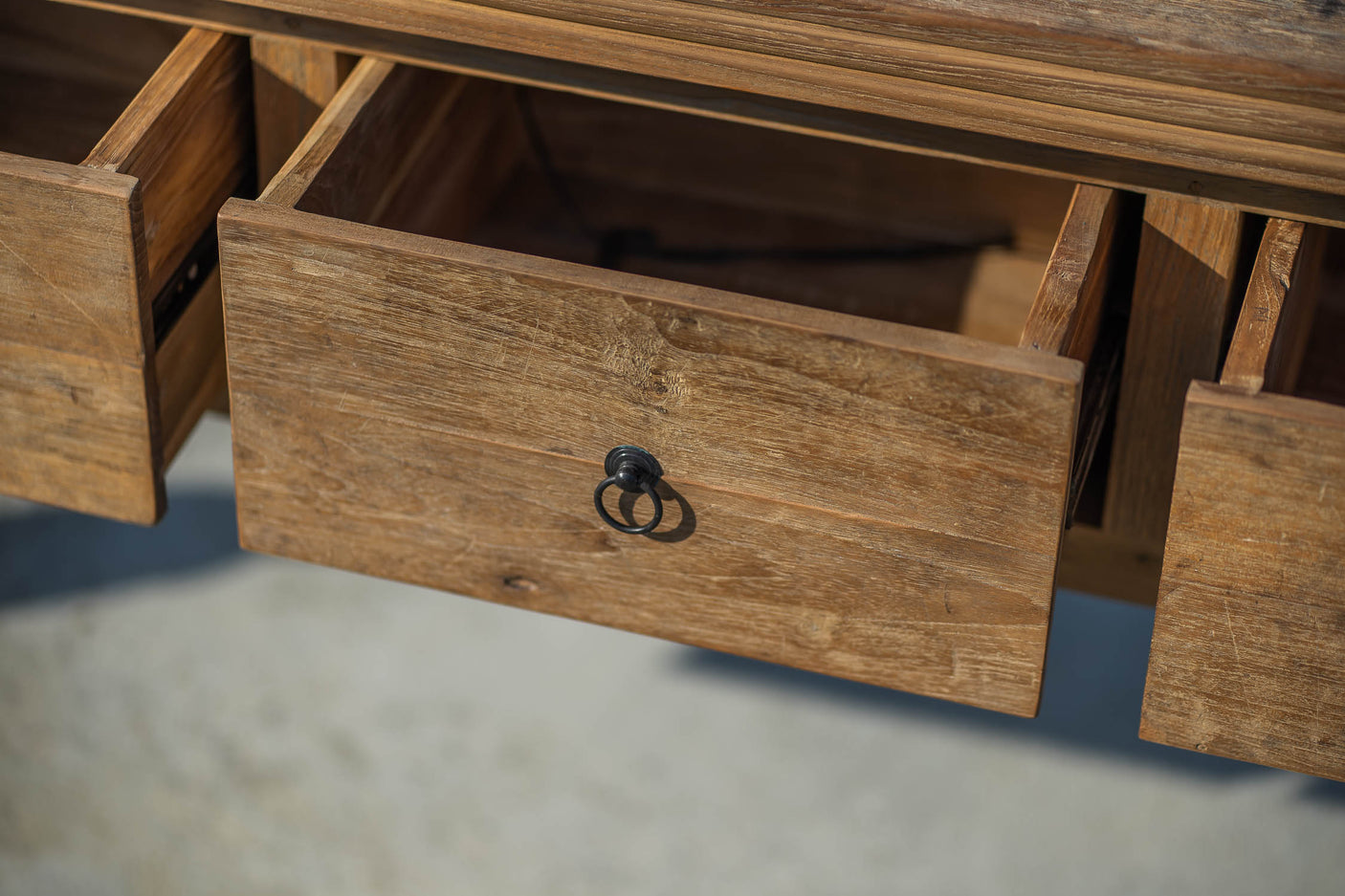 Teak Side Table Reclaimed
