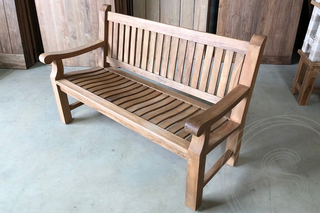Teak garden bench 150cm Mammoth