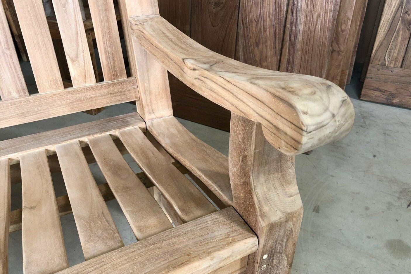 Teak garden bench 200cm mammoth