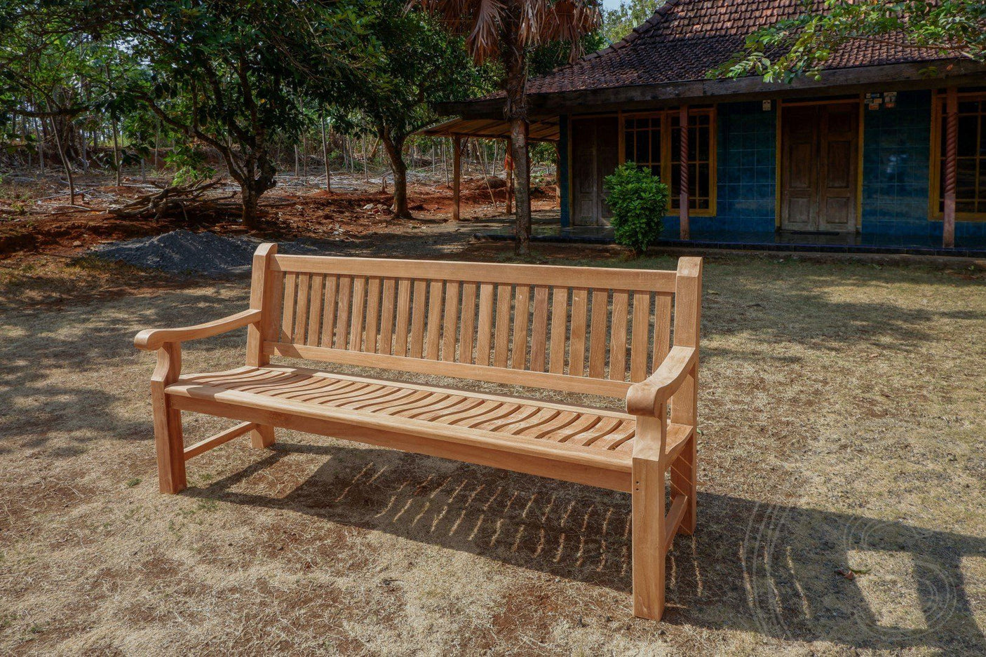 Teak garden bench 200cm mammoth