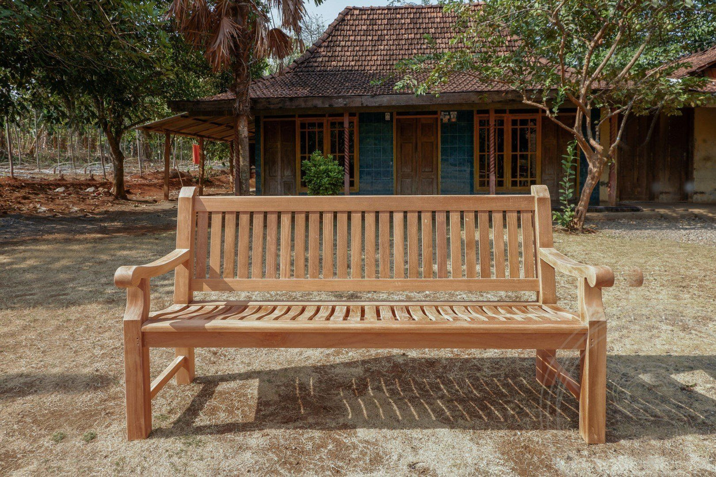 Teak garden bench 200cm mammoth
