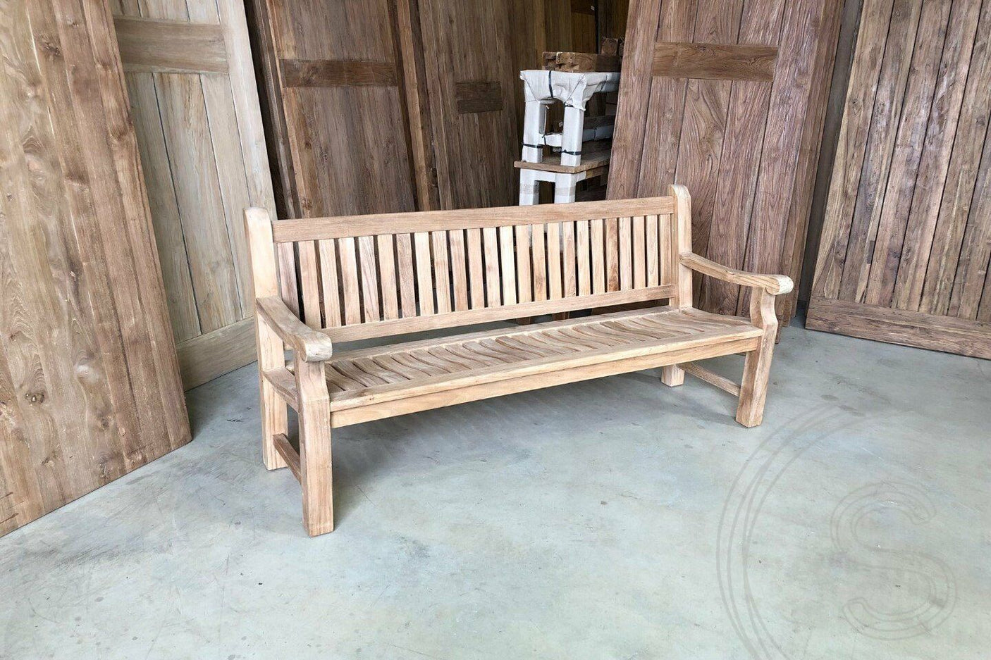 Teak garden bench 200cm mammoth