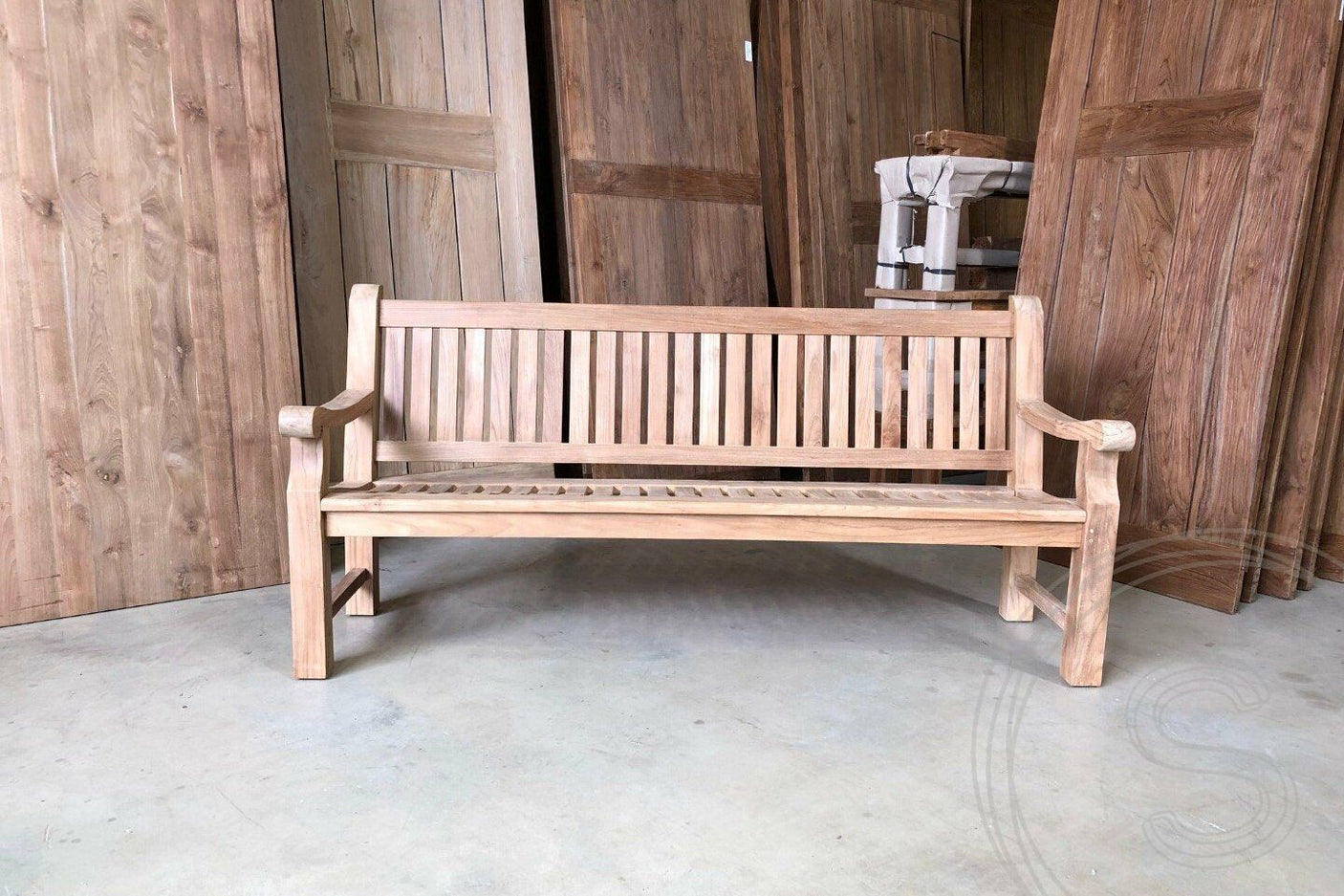 Teak garden bench 200cm mammoth