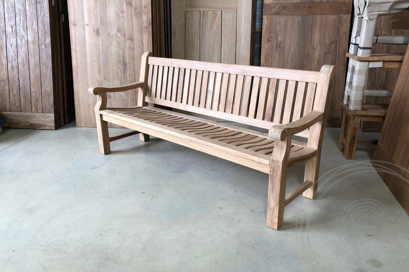 Teak garden bench 200cm mammoth