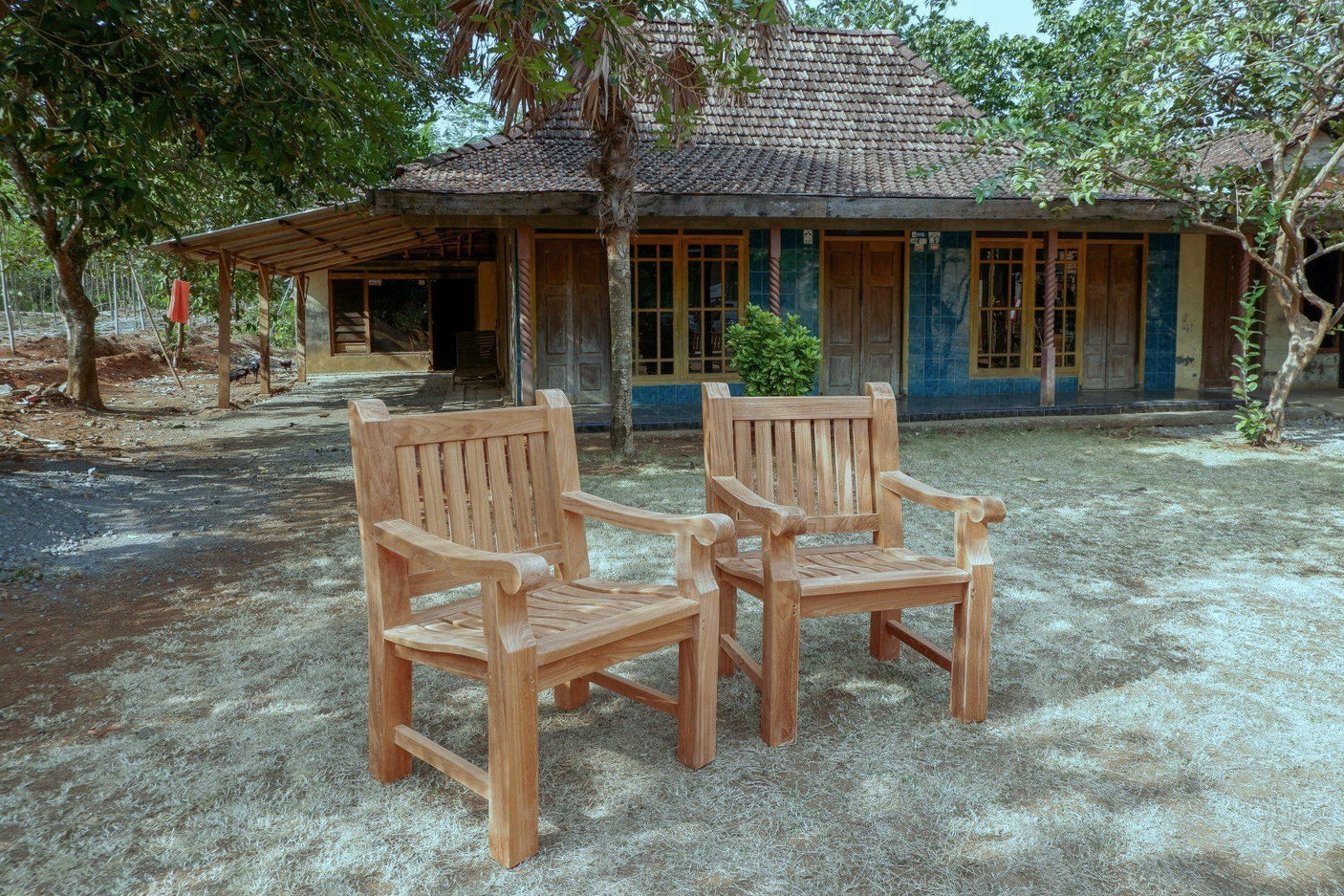 Teak tuinstoel Mammoet - Souren Meubels