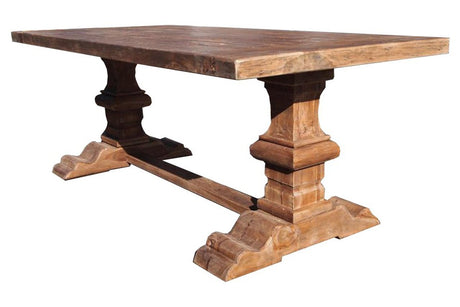 Teak kloostertafel 200x90 - Souren Meubels