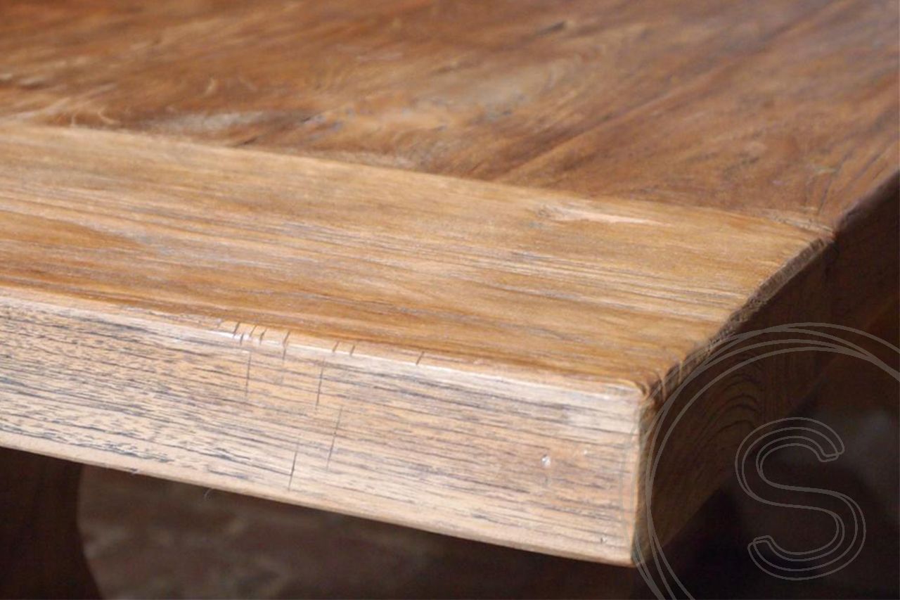 Teak kloostertafel 200x100 - Souren Meubels