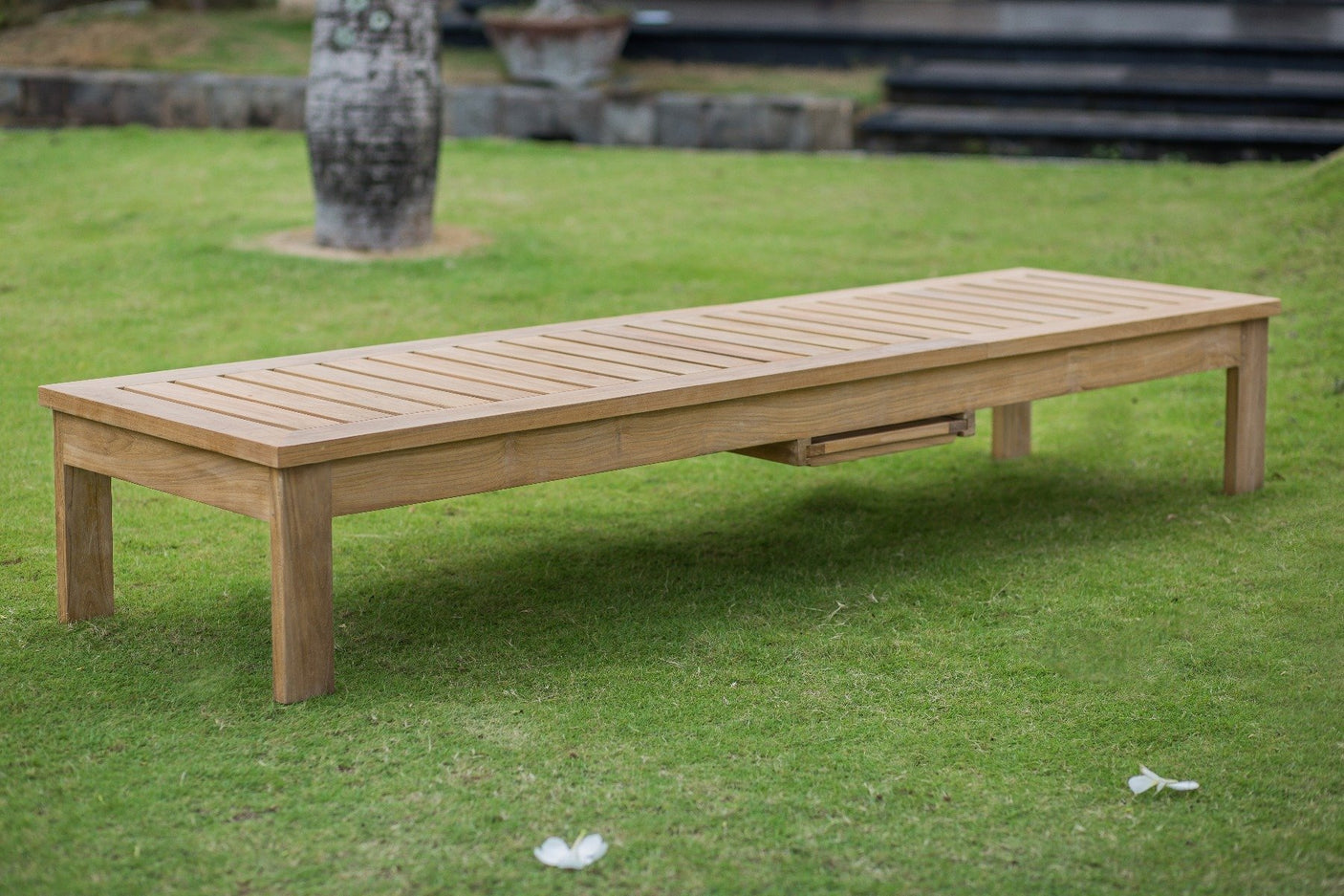 Teak ligbed - Souren Meubels