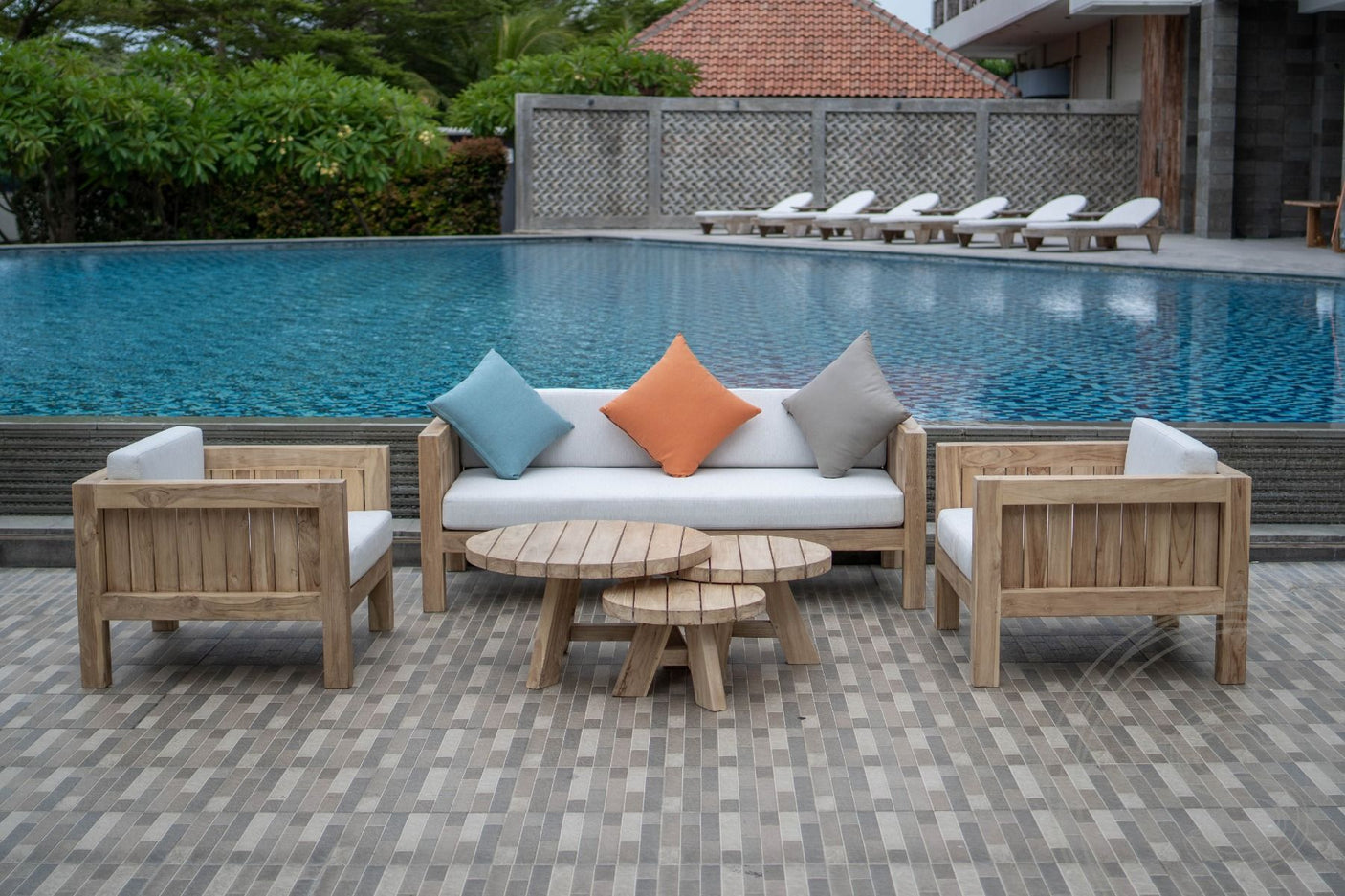 Teak coffeetables Algarve - Souren Meubels