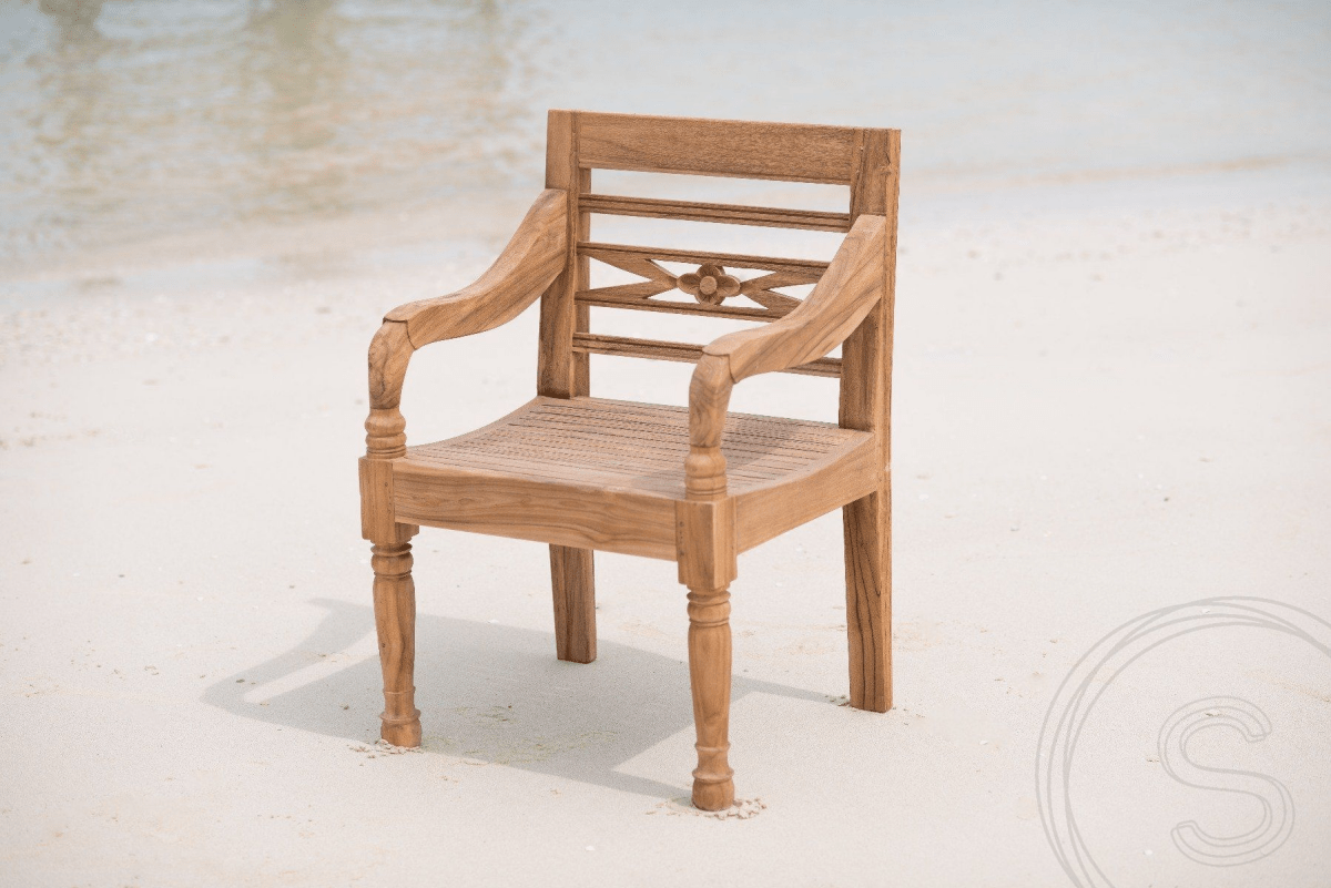 Outdoor refectory table 300x100 + 10 chairs Java
