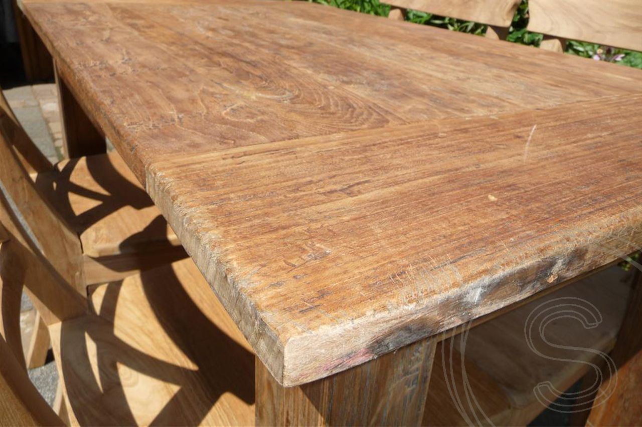 Teak table 120x80 rustic