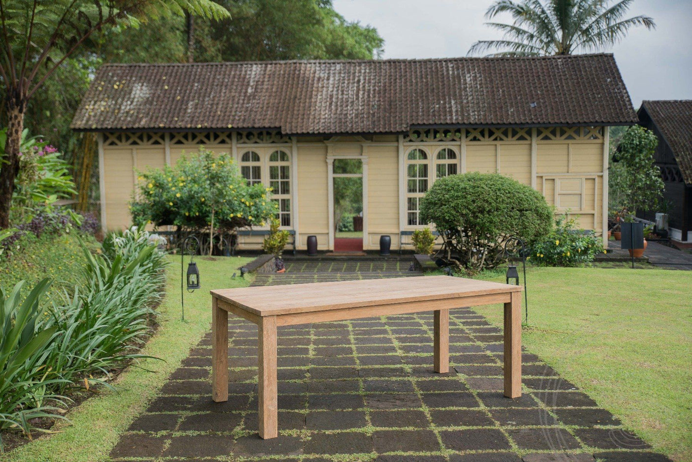 Teak tafel 200x100 cm - Souren Meubels