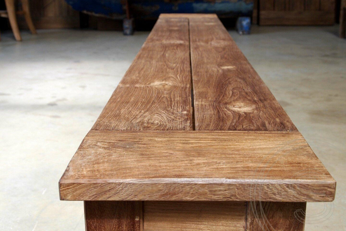 Teak garden bench 260cm
