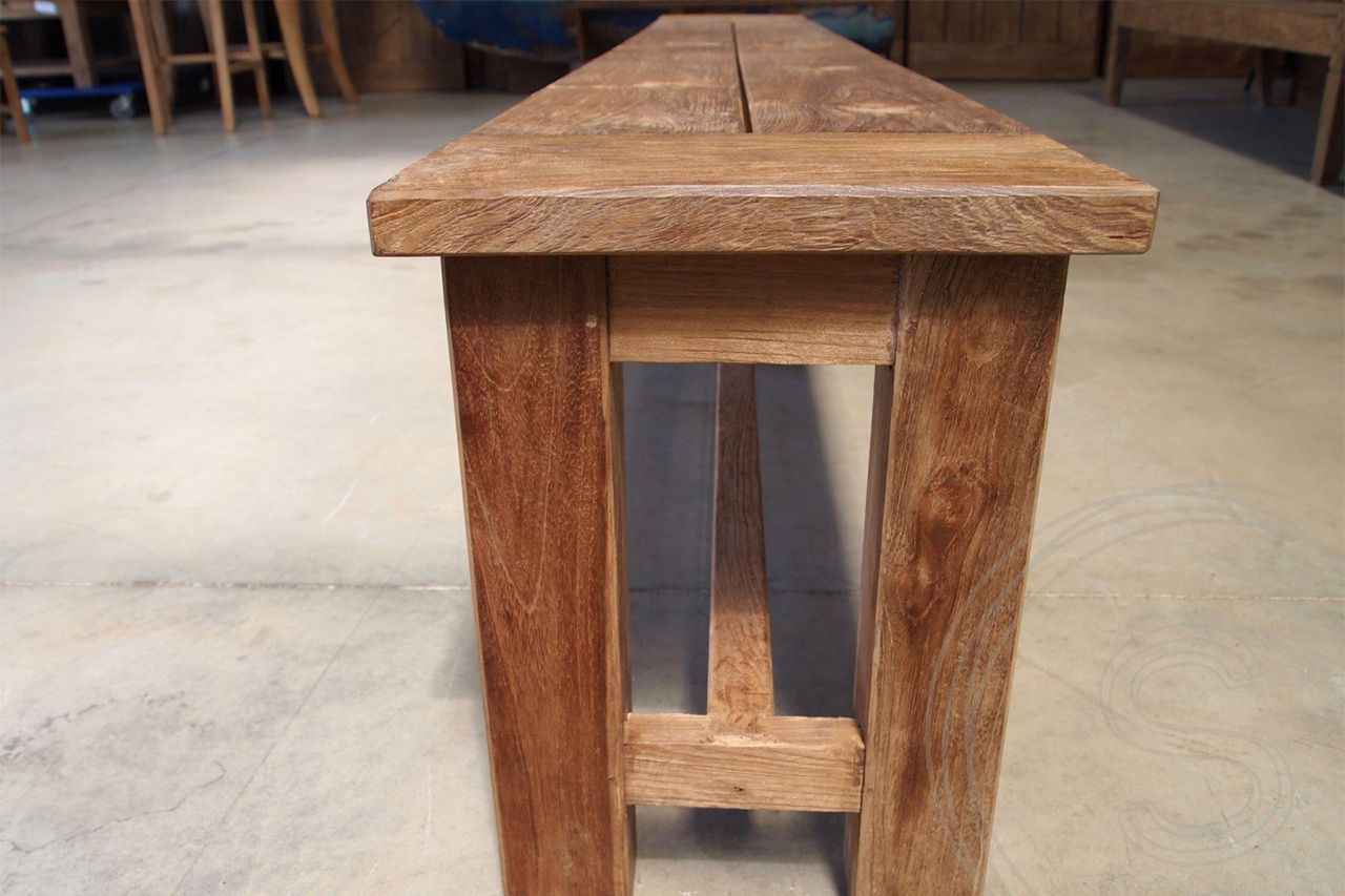 Teak garden bench 280cm