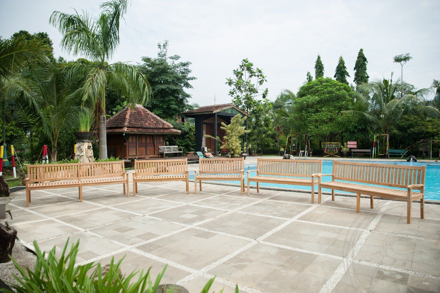 Teak garden bench 150 cm Beaufort