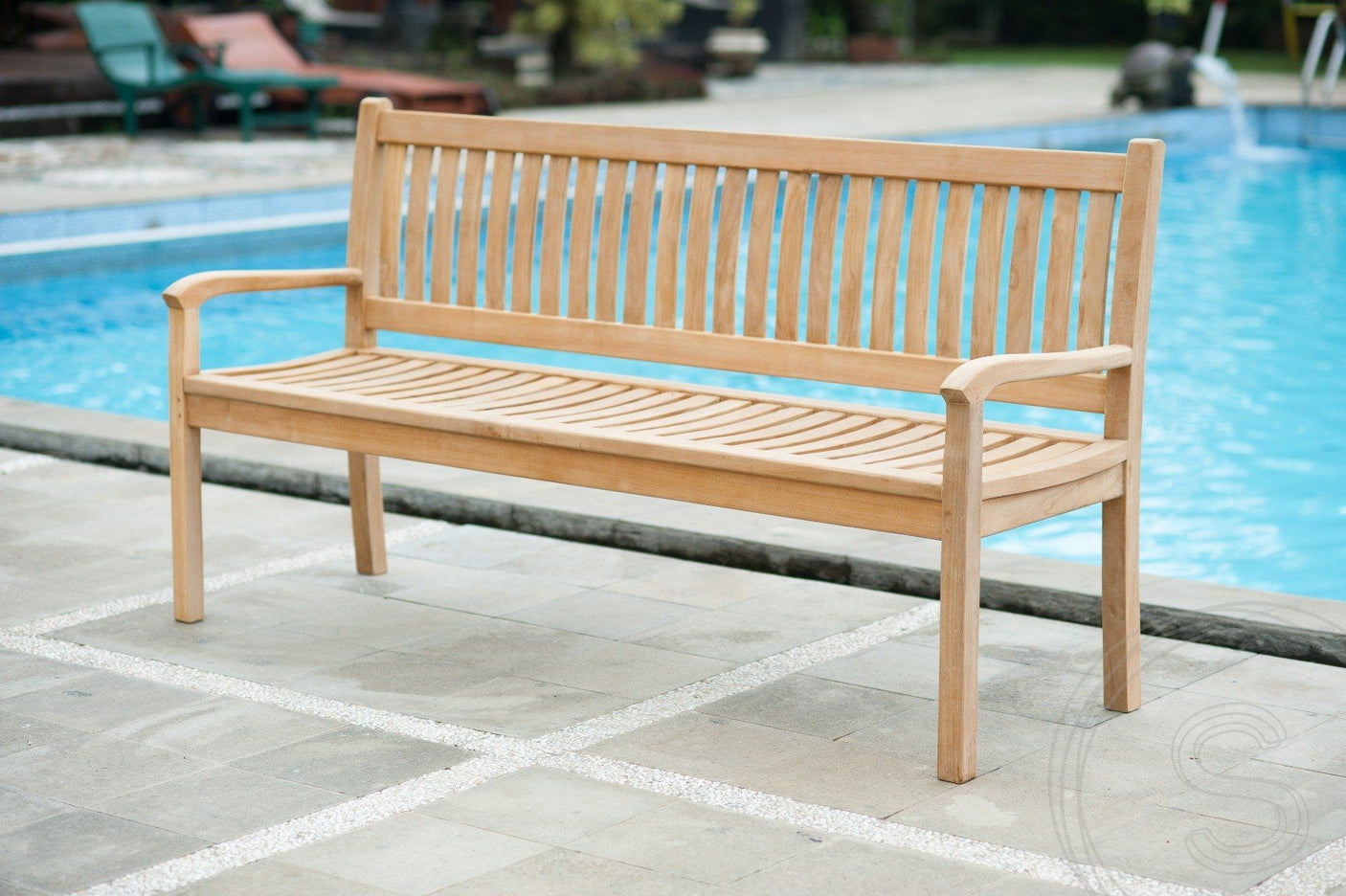 Teak garden bench 180 cm Beaufort