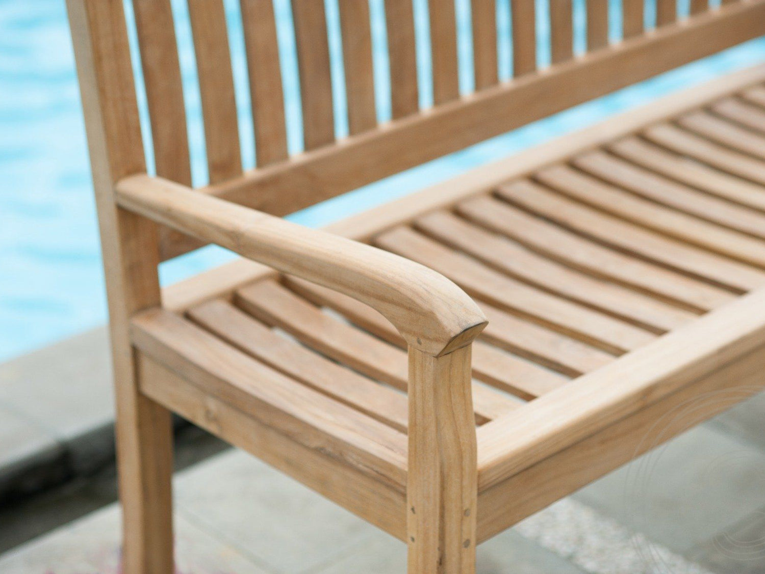 Teak garden bench 240cm Beaufort