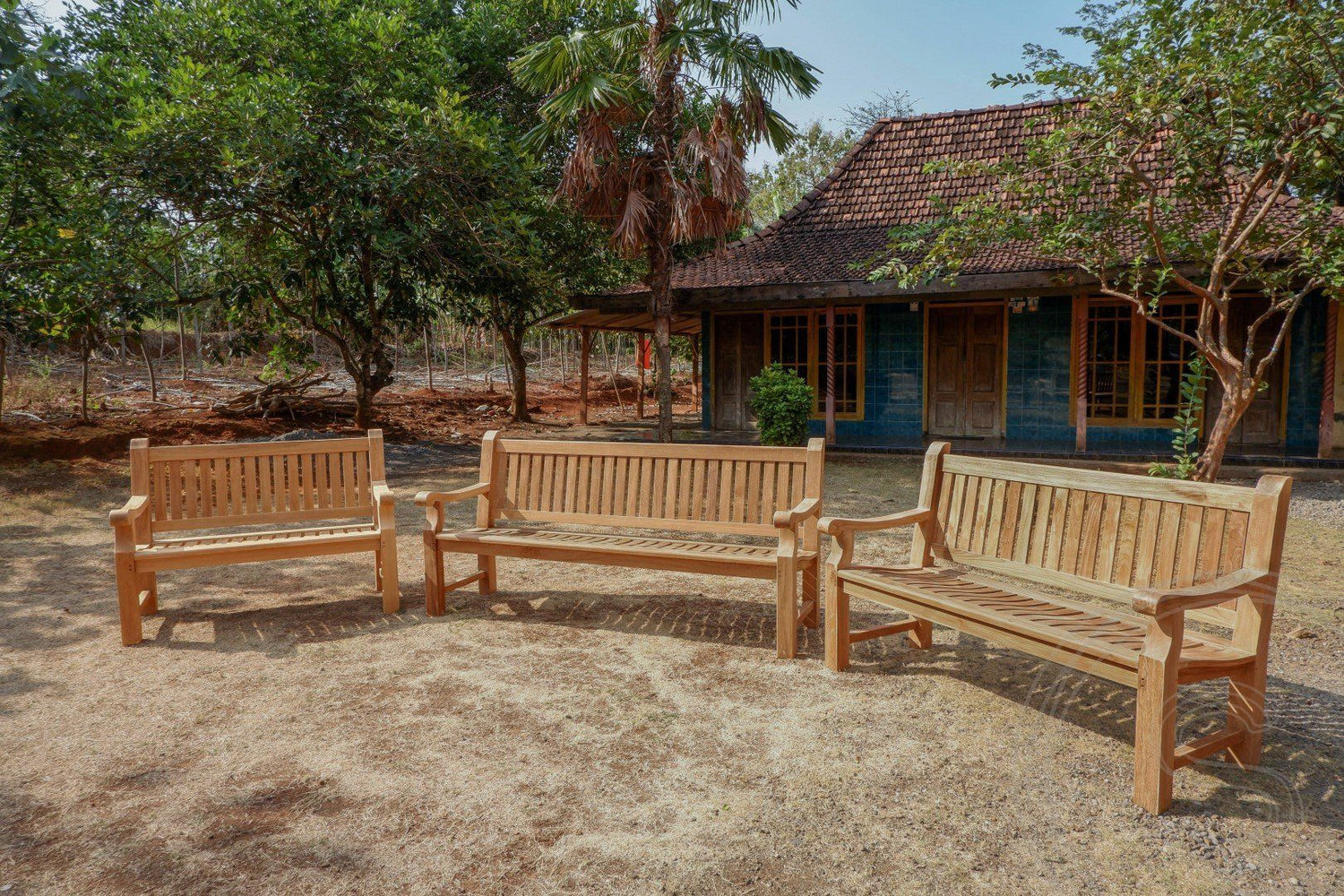 Teak garden bench 150cm Mammoth