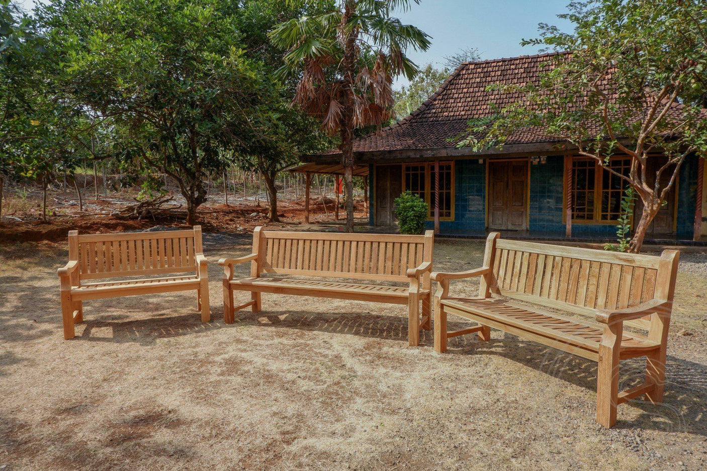 Teak garden bench 150cm Mammoth