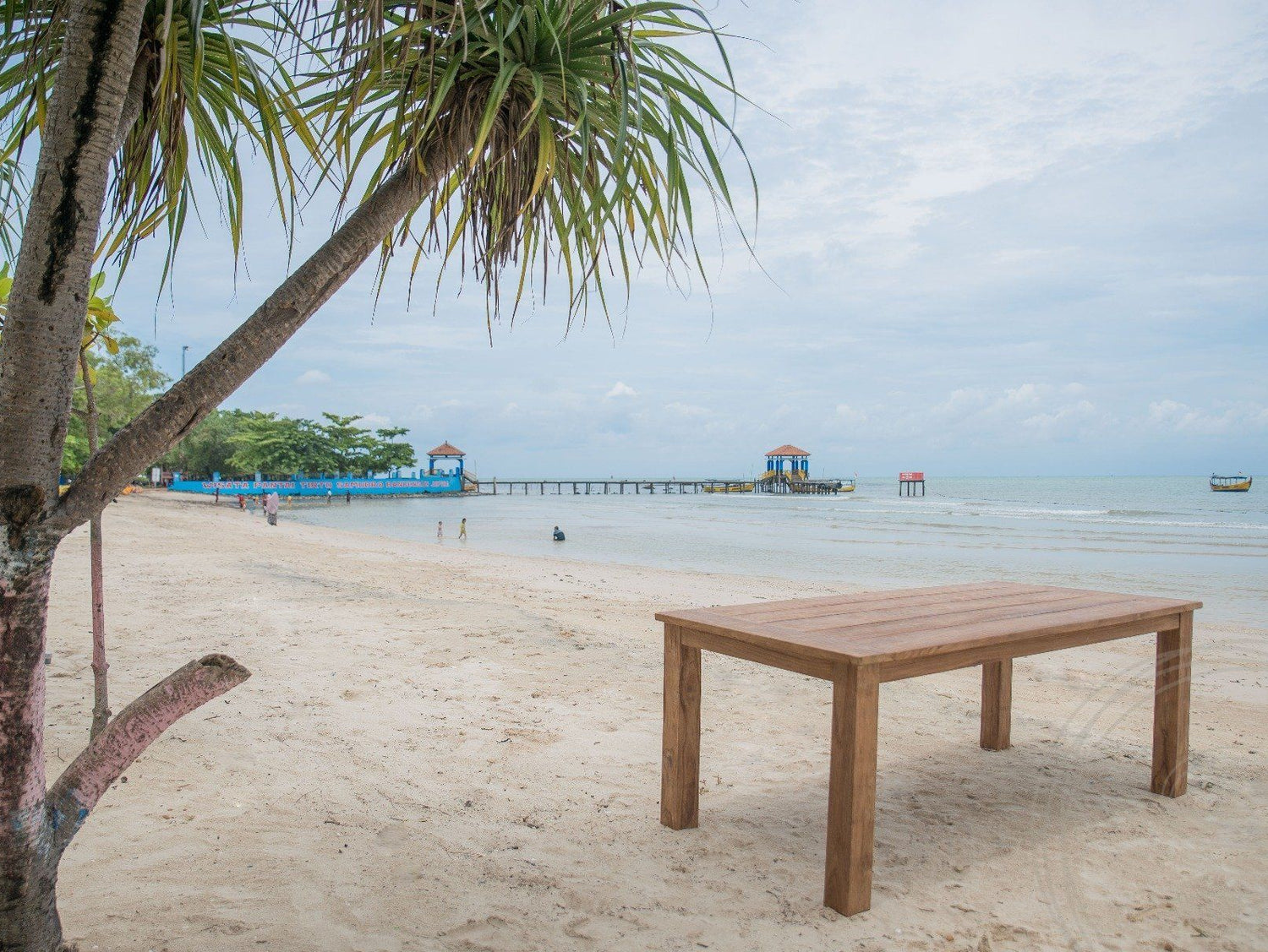Teak garden table 180x90 cm